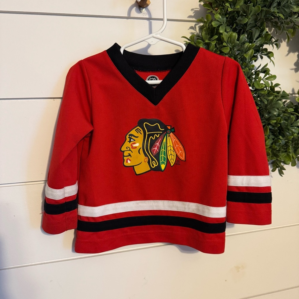 Toddler Chicago Blackhawks Hockey Team Jersey